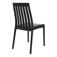 thumbnail image 3 of Compamia Chaise de Salle à Manger de Patio Soho Noire, 3 of 12