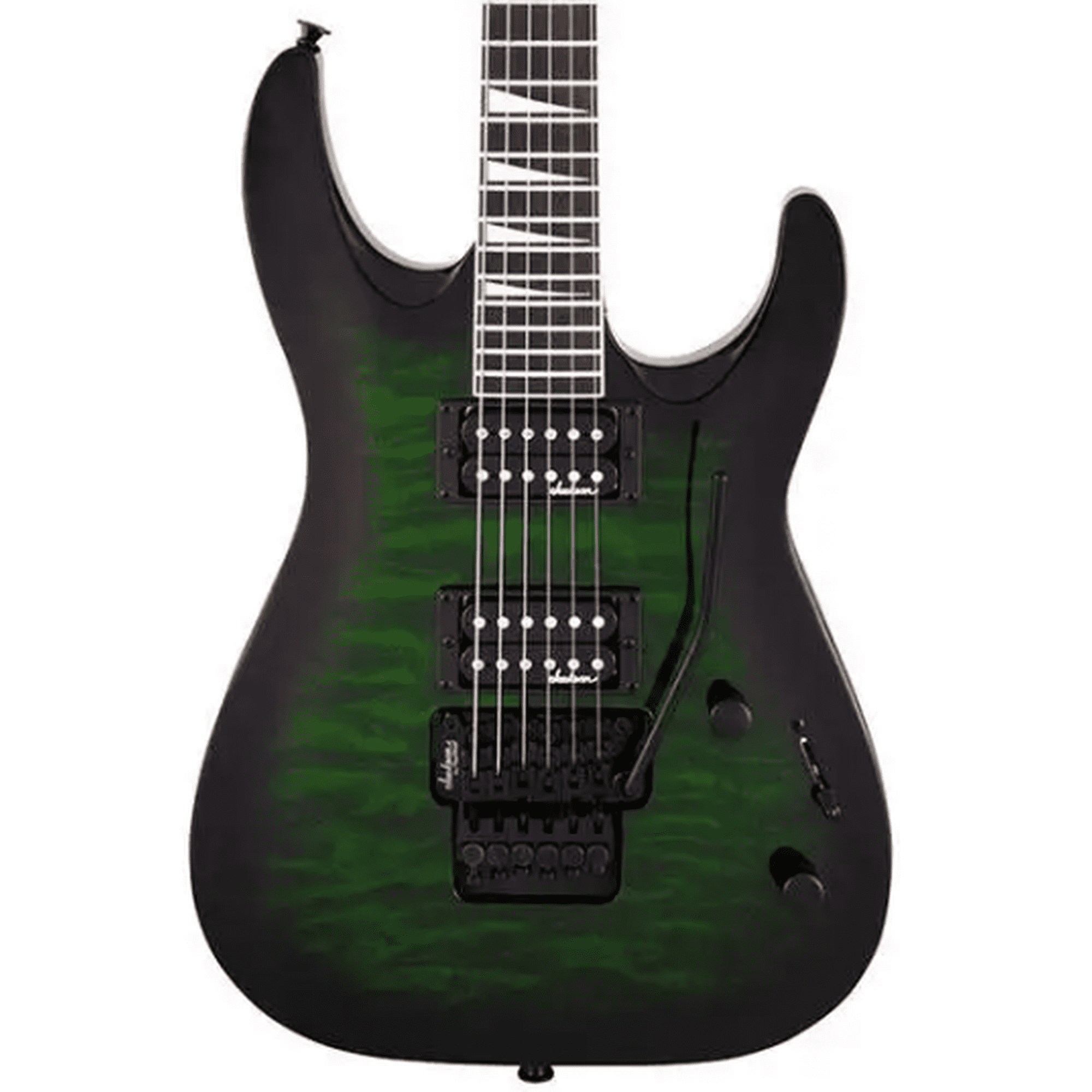 Jackson JS Series Dinky Arch Top JS32Q DKA Electric Guitar, Transparent Green Burst