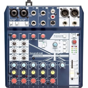 - Soundcraft Notepad-8FX SFF Analog 8 Channel Audio Mixer 5085984US