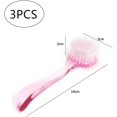 thumbnail image 1 of 3 uds. De mango largo para manicura de u?as, cepillo para polvo, cepillo para limpieza de u?as (color aleatorio)(yu-1) LingWen 8390605756603, 1 of 1