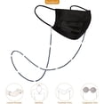 thumbnail image 2 of Collier Chaîne pour Lunettes humlbird avec Perles et Pierres d'Obsidienne pour Femmes, 2 of 6