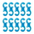 thumbnail image 1 of Eigraketly 10 piezas Clips de cable de freno de bicicleta Abrazaderas de línea giratoria tipo S Azul Azul 20piezas, 1 of 6