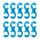 thumbnail image 4 of Greeniant 10 piezas Clips de cable de freno Abrazaderas de línea tipo S extraíbles Hebillas de gancho en S antideslizantes Accesorios Piezas de repuesto Azul 5piezas Greeniant CBP233612, 4 of 5