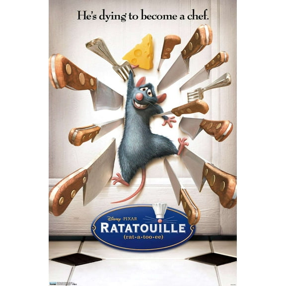 Disney Pixar Ratatouille - One Sheet Wall Poster, 14.725" x 22.375"