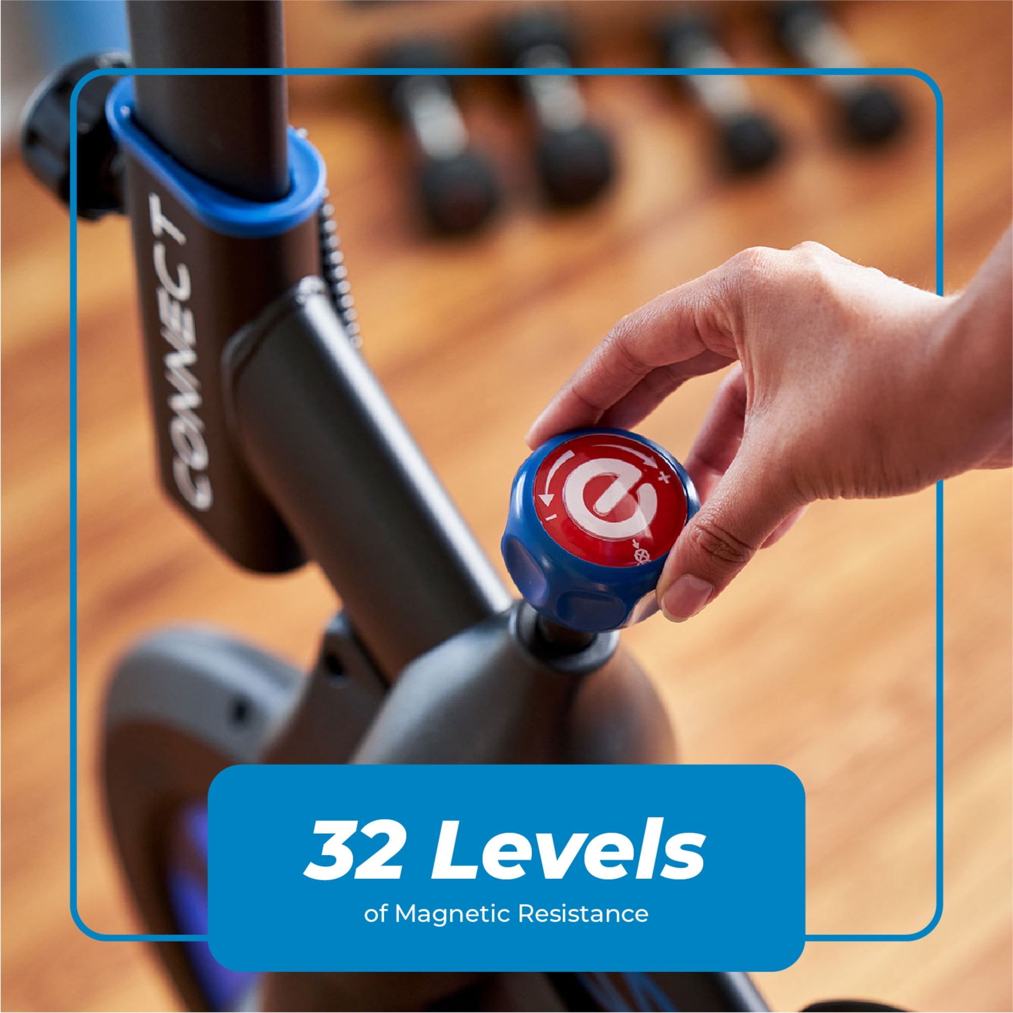 Echelon Connect Sport 2 Bike, Indoor Cycling + 30-Day Trial, Compact and Foldable Frame