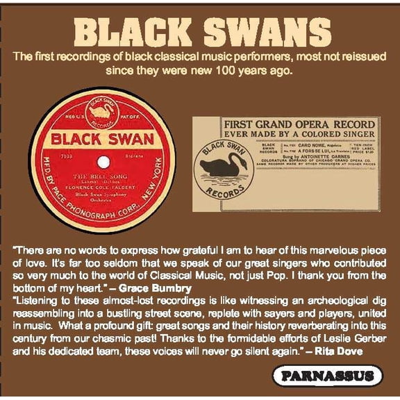 Harry Burleigh - BLACK SWANS: Earliest African-American Classical Stars - Music & Performance - CD