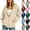 123-A, variant on Women's Solid Full Zip Cinched Waist Hoodie Jacket, Adjustable Drawstring Hood Drop Shoulder Long Sleeve Relaxed Fit Sweat Coat with Side Kangaroo Pockets for Spring Fall