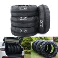 thumbnail image 4 of Adjustable Size Car Tire Cover With Handle, Dustproof Protector For SUVs, Commercial Vehicles And Small Cars, Portable Tire Storage Bag With Tool Pocket, 4 of 8