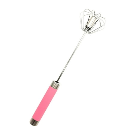 

Vntub Clearance Stainless Steel Whisk Hand Push Rotary Whisk Semi-automatic Mixer Stirrer