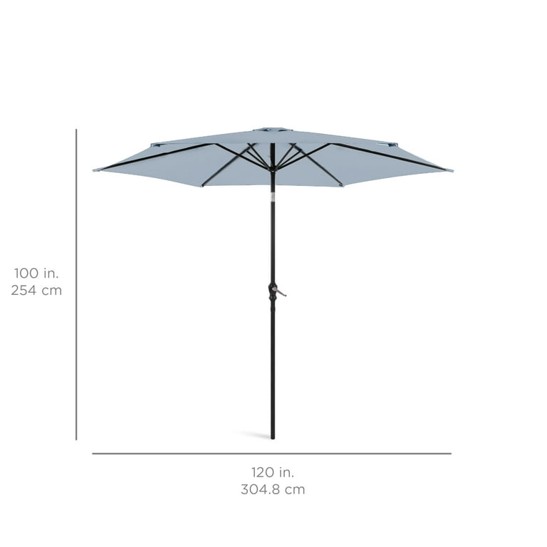 cantilever patio umbrella with solar lights Crestlive Products 13 ft. x 10 ft. Outdoor Cantilever Umbrella w/ Solar  Lights and 350 lbs. Base Double Top Patio Umbrella in Tan Brown  CL-UWB8624TAN