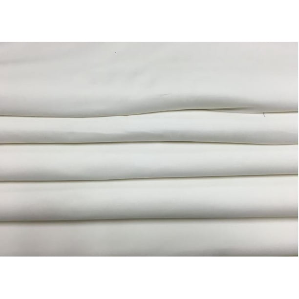 100 Cotton Premium Broadcloth Fabric, 60Inch, White , 10 Yards Bolt