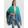 thumbnail image 6 of ZhangBaoLin Women Shawl Wrap Cardigan Poncho Cape Open Front Thick Travel Sweater Coat Knit Blanket Scarf, 6 of 7