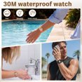 thumbnail image 3 of SKMEI Watches for Women Outdoor Sport Digital Watch Waterproof Chronograph Unisex Womens Wristwatch with Alarm/LED Backlight, 3 of 11