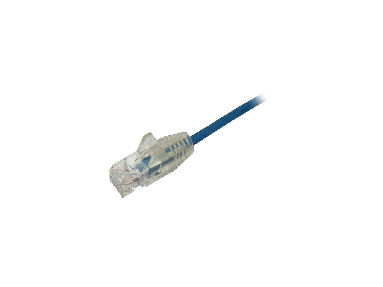 Startech.com 10ft Slim Lszh Cat6 Ethernet Cable, 10 Gigabit Snagless Rj45 100w Poe Patch Cord, Cat 6 10gbe Utp Network Cable W/strain Relief, Blue, Fluke Tested/etl/low Smoke Zero Halogen - Category
