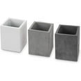 thumbnail image 5 of MyGift Modern Office Stationary Organizers, Pen and Pencil Holder, Mixed Color Gray Concrete, 5 of 6