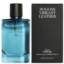 Zara Bogoss Vibrant Leather Cologne for Men EDP Eau De Parfum 100 ML (3.4 FL OZ)