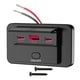 thumbnail image 2 of Cargador USB para coche de 12 V/24 V con toma de carga rápida para embarcaciones y motocicletas Luz roja, 2 of 6