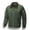 Green, variant on Bomber Men's and Big Men's Jacket Zip Up Black Fleece Jacket Pockets Long Sleeve Casual Mens Outerwear