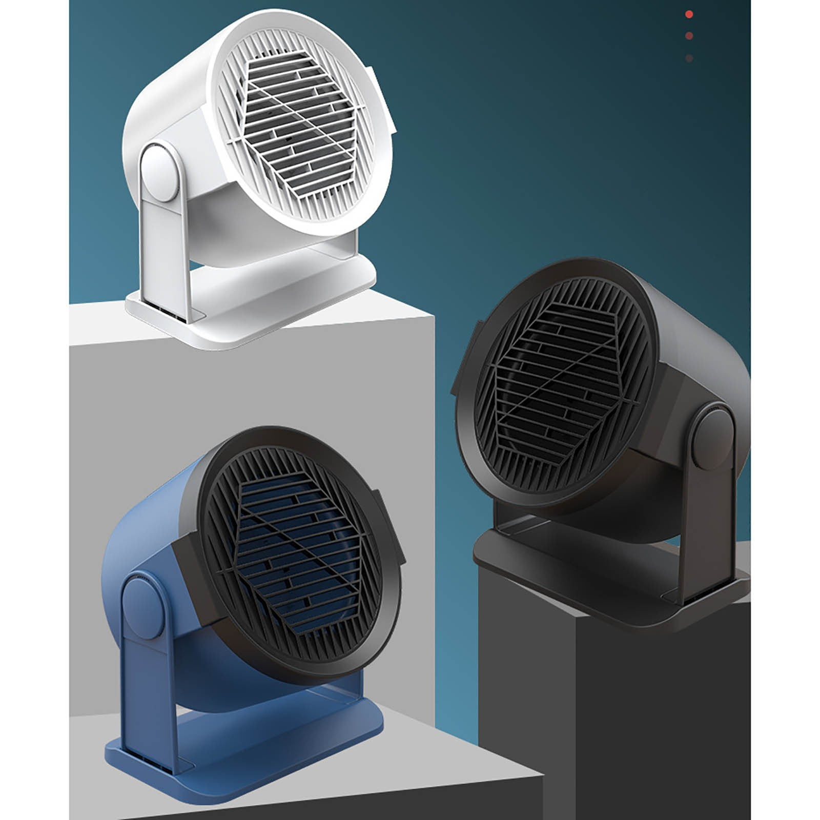 Household Fast Heating Desktop Heater Mini Electric Ceramic Heater for Home Office Adjustable Temperature Portable Space Heating Device