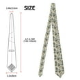 thumbnail image 2 of Fotbe Vintage Animals Palm Tree Corbata Clásica para Hombre con Estampado – Corbata de Seda Jacquard Tejida, para Negocios, Bodas y Eventos Formales, 2 of 7