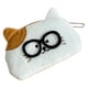 thumbnail image 1 of Estuche para lápices con forma de animal de peluche, novedoso, portátil, con cierre de cremallera, suave Gato de orejas marrones, 1 of 9