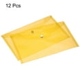 thumbnail image 3 of Unique Bargains A4 Envelopes Document Organizer with Snap Button File Folders, Yellow, 12 Pack, 3 of 5