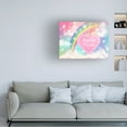 thumbnail image 4 of Canvas Wall Art - Jean Plout 'Together Forever Rainbow' Wall Art for Living Room, Bedroom, or Office Décor by Trademark Fine Art - 24 x 24 Inches, 4 of 4