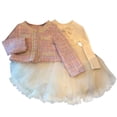 thumbnail image 2 of Girls Pink 2 Piece Princess Outfit - Kids to Big Girls (2-8Y) Tulle Dress with Bow & Woven Top, Nylon Spandex,Size 5-6 T, 2 of 9