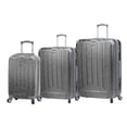 thumbnail image 1 of Mia Toro ITALY Particella 3-piece Hardside Spinner Luggage Set Silver, 1 of 3