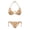 Brown Cow Print Design, variant on HELLHERO St. Patrick's Day Green Top Hats Ladies Bikini Swimsuit Set Spandex Plus Size Stylish Halter Bikini Set 2 Piece