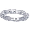 thumbnail image 2 of Karina B� Baguette Diamonds Eternity Band, 2 of 9