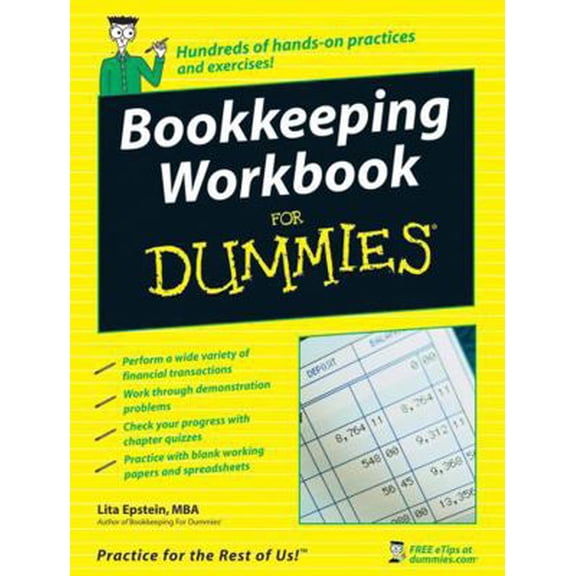 Pre-Owned Bookkeeping Workbook for Dummies (Paperback) 0470169834 9780470169834