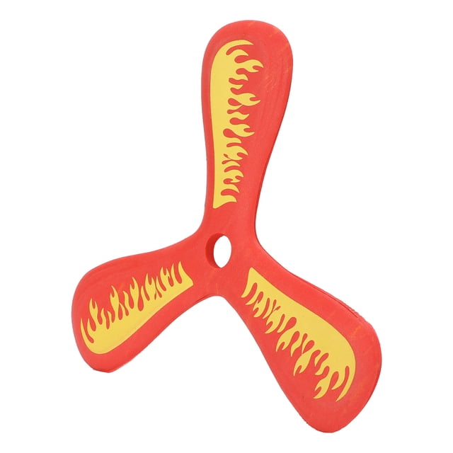 Boomerang, Jouet de Lancer pour Enfant Résistant à l'Humidité EVA pour Interactif Parent-Enfant pour Usage Extérieur Rouge