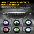 thumbnail image 5 of Applies to LED Dynamic Devil Eyes Style Car Lights 1.5W Lens Headlight Auto Decoration For Motorcycle/Car/SUV/Off-Road, 5 of 7