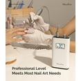 thumbnail image 7 of MelodySusie Professional Electric Nail Drill, 30000 RPM Portable Nail File with Bits for Acrylic Gel Polishing Manicure, SC320H-White, 7 of 7