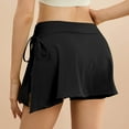 thumbnail image 7 of TMOYZQ Wrap Skorts for Women Built-in Shorts High Waist Tennis Skirts with Pockets for Casual Athletic Golf, 7 of 7
