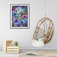 thumbnail image 4 of 5D diamante pintura pensamiento completo redondo Rhinestone DIY pared decoración del hogar regalo Tmvgtek decoración de arte en el hogar, 4 of 9