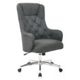 thumbnail image 1 of Chaise de Bureau Ariel en Tissu Klein Fusain Semi-Assemblée, 1 of 7
