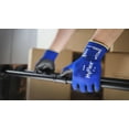 thumbnail image 6 of Ansell HyFlex 11-618 Nylon Light Duty Multi-Purpose Glove with Knitwrist, Abrasion/Cut Resistant, Size 10, Blue (Pack of 12 Pair), 6 of 9