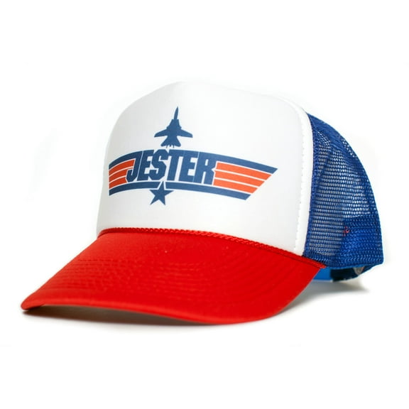 Posse Comitatus Jester Unisex-Adult Trucker Cap Hat -One-Size Multi (Red/White/Royal)