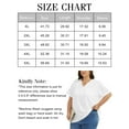 thumbnail image 6 of Oryer Womens Plus Size Tops Short Sleeve Shirts Tunic Summer Tops V Neck Casual Blouses, 6 of 6