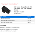 thumbnail image 2 of MAP Sensor - Compatible with 1980 - 1981, 1984 - 1985, 1987 Chevy Camaro, 2 of 2