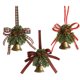 thumbnail image 4 of Adorno de campana de Navidad, campana de cobre, lazo, piñas, colgante de Navidad, corona colgante, decoración navideña para el hogar, 4 of 5