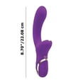 thumbnail image 4 of Bodywand G-Play Dual Stimulator Rechargeable Silicone Rabbit Vibrator, Purple, 4 of 4