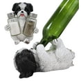 thumbnail image 3 of Ebros Realistic Shih Tzu Dog Glass Salt Pepper Shakers & Wine Bottle Holder, 3 of 4