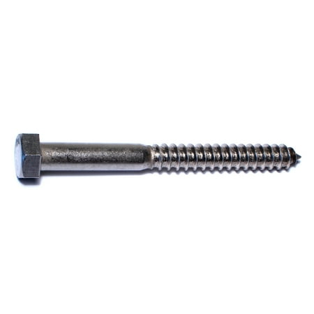 

1/2 x 5 18-8 Stainless Steel Hex Head Lag Screws HLSHSS-222