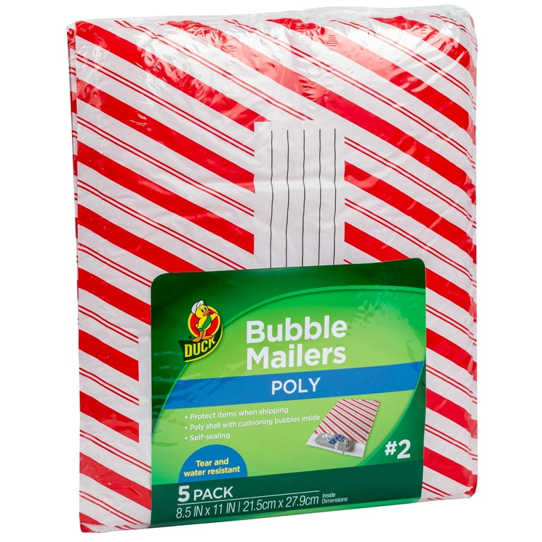 Pen+Gear White Poly Bubble Mailers, Kraft, 8.5 x 11 Size (#2 Size), Peel  and Seal Closure, 30 Pack