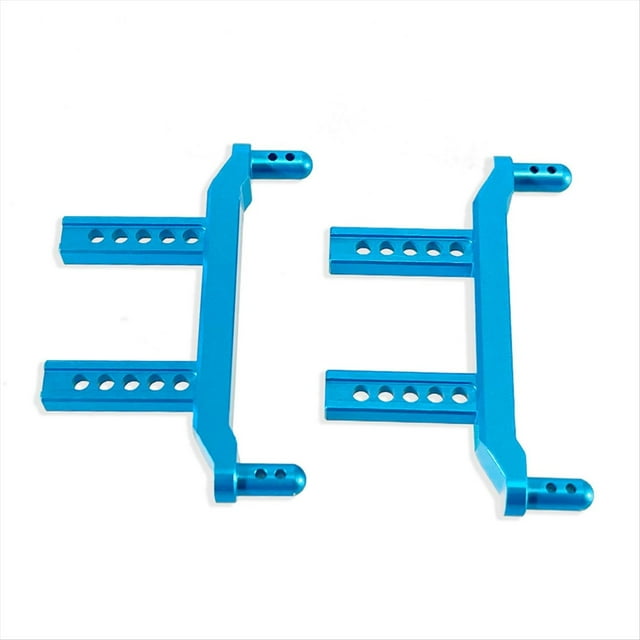 Poste de Montaje de Cuerpo Delantero y Trasero de Aleación de Aluminio para SCY 1/16 16101 16102 16103 16101PRO RC Piezas de Actualización de Coche Azul