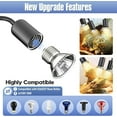 thumbnail image 5 of Premium Double - Head Reptile Heat Lamp with Sturdy Clamp: Intelligent Cycle Timer UVA UVB Reptile Light for Optimal Care of Turtles, Bearded Dragons, Lizards & Beyond, 25W + 50W Dual - Bulb Set, 5 of 7