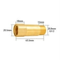 thumbnail image 5 of brass Frost protection valve DN15 freeze protection valve anti frost valve NP1.6mpa Drain valve cold water valve, 5 of 5